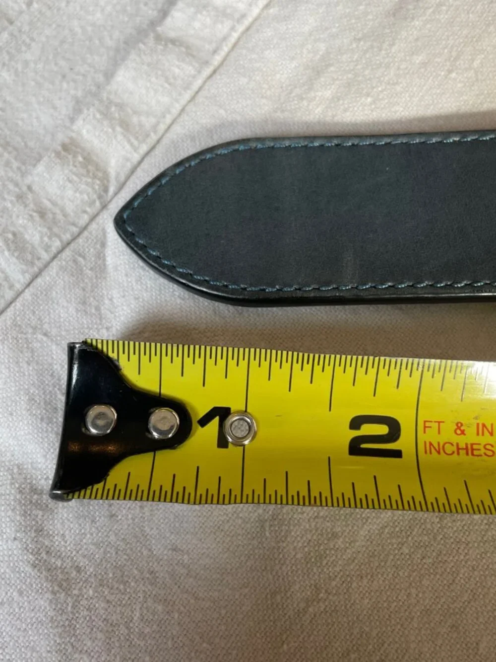 Coach Reversible Black and Green Leather Belt with Silver Buckle